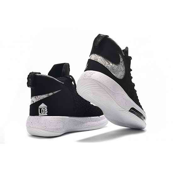 Nike Alpha Dunk 2019 FIBA Men Shoes Black White-2